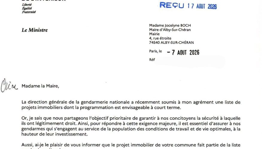 Nouvelle gendarmerie : une étape importante franchie