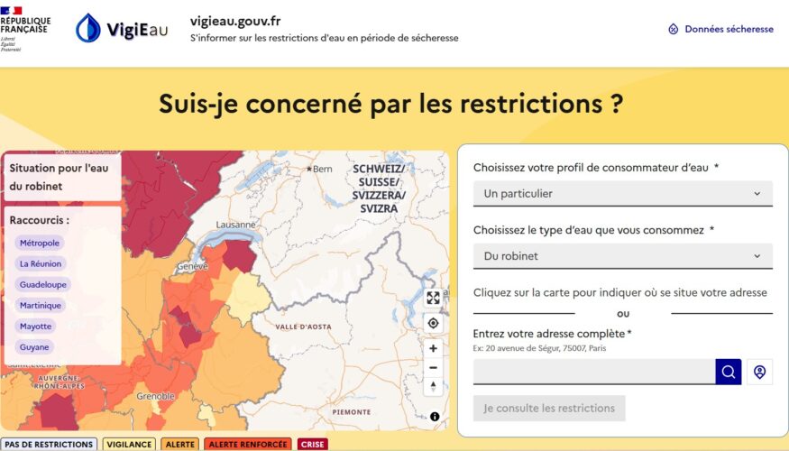 Sécheresse sur le Chéran : informez-vous en temps réel avec l’outil VigiEau